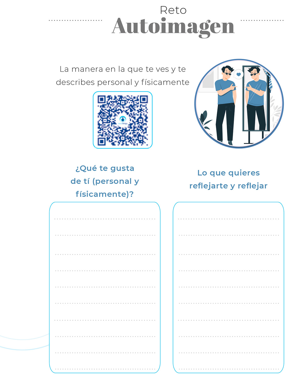 autoimagen la manera en la que te ves y te describes