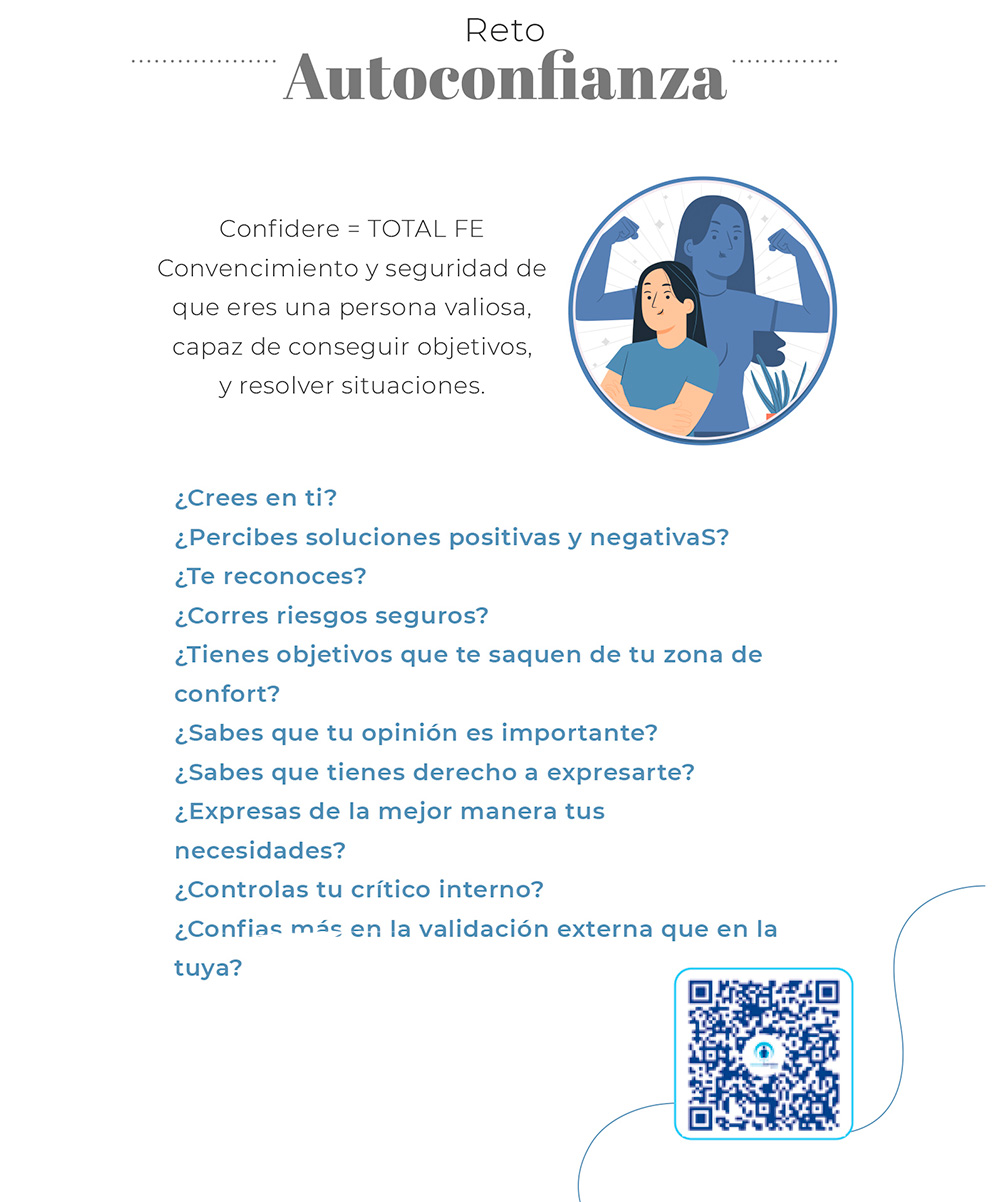 autoconfianza confidere = total fe